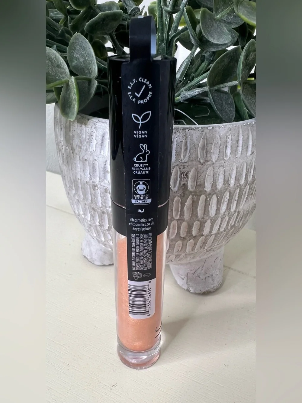 Brand New-Elf Lip Pumping Gloss In Champagne Glam